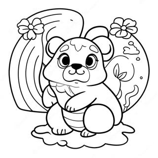 Lunar New Year 2024 Coloring Page 6384-5196