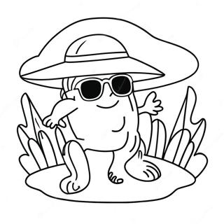 Sun Safety Coloring Pages