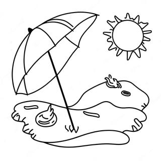 Sun Safety Coloring Page 63859-52823