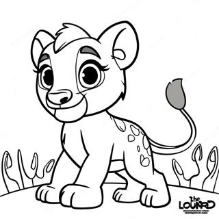 Kiara Lion Guard Coloring Page 63869-52835