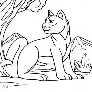 Kiara In Majestic Pose Coloring Page 63870-52845