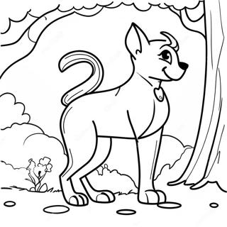 Kiara In Majestic Pose Coloring Page 63870-52847