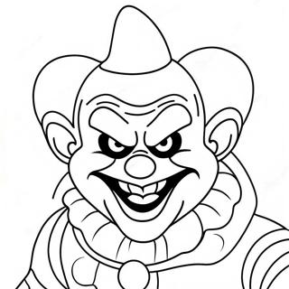 Killer Klowns Coloring Page 63899-52858