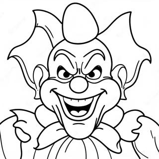 Killer Klowns Coloring Page 63899-52860