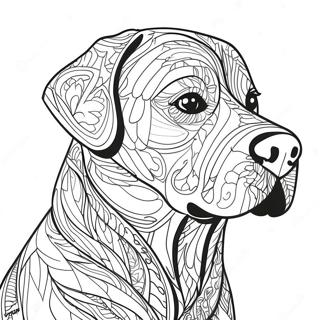 Labrador Coloring Page 6394-5106