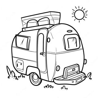 Camper Coloring Page 6404-5115