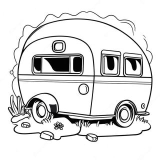 Camper Coloring Page 6404-5210