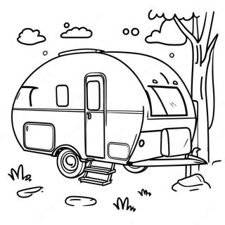 Camper Coloring Page 6404-5211