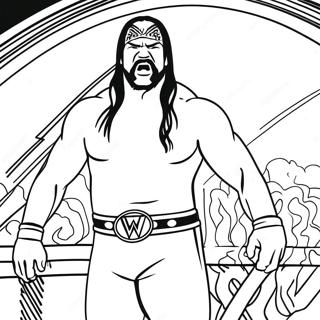 Wwe Coloring Page 64059-52971