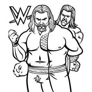 Wwe Coloring Page 64059-52972