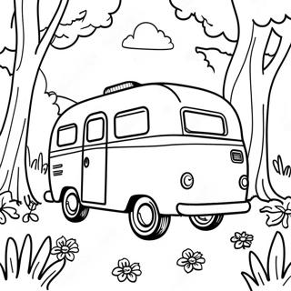 Camper Coloring Pages