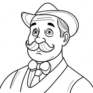 Weird Strict Dad Coloring Pages