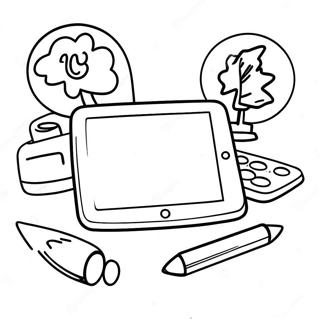 Creative Leap Pad Imagination Desk Coloring Page 64100-53010