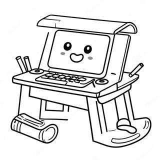 Creative Leap Pad Imagination Desk Coloring Page 64100-53011