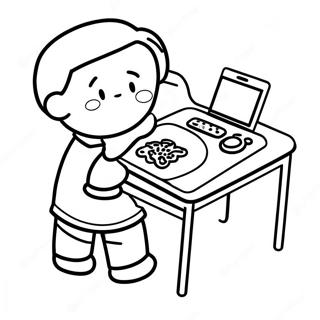 Creative Leap Pad Imagination Desk Coloring Page 64100-53012