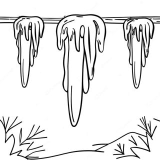 Icicle Coloring Page 64109-53022