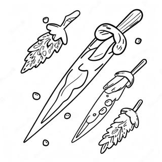 Sparkling Icicle Coloring Page 64110-53028