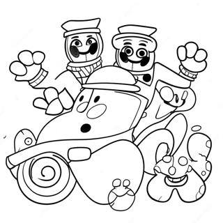 Numberjacks Coloring Page 64119-53034