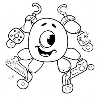 Numberjacks Coloring Page 64119-53036