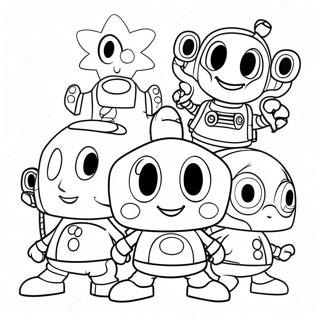 Numberjacks Team Adventure Coloring Page 64120-53037