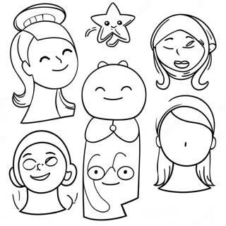 Glee Coloring Page 64129-53030