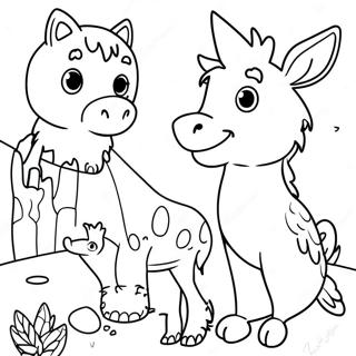 South America Animals Coloring Pages