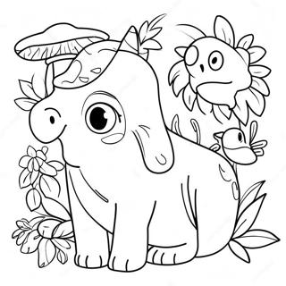 South America Animals Coloring Page 64139-53046