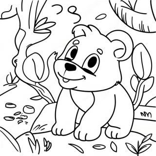 Colorful Amazon Rainforest Animals Coloring Page 64140-53055