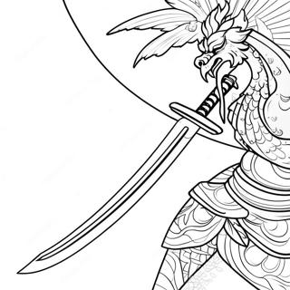 Katana Coloring Page 64159-53062