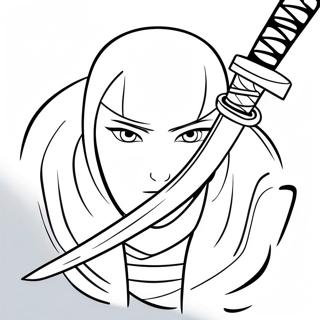 Katana Coloring Page 64159-53063