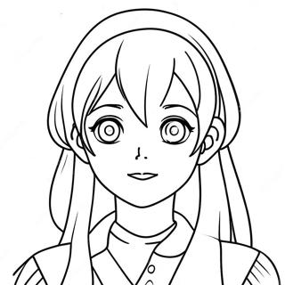 Anya Anime Coloring Page 64179-53075