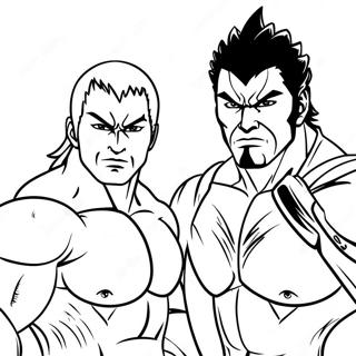 Tekken Coloring Pages