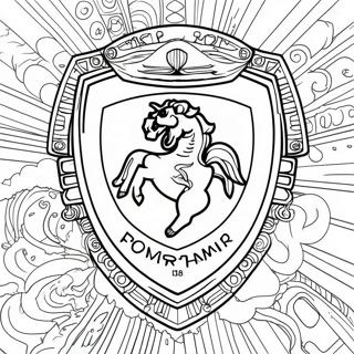 Ferrari Logo Coloring Page 641-512