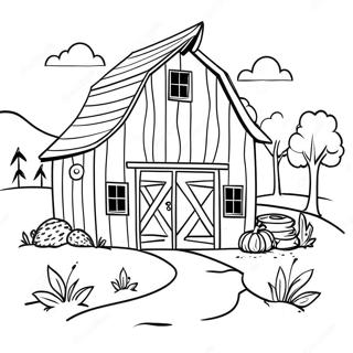 Rustic Coloring Pages