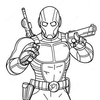 Deadshot In Action Coloring Page 64230-53117