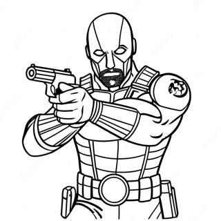 Deadshot In Action Coloring Page 64230-53118