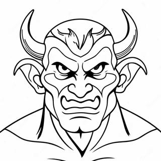 Demon Coloring Page 6424-5132