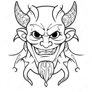 Demon Coloring Page 6424-5226