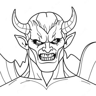 Demon Coloring Page 6424-5228