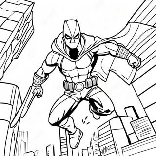 Red Hood In Action Coloring Page 64260-53141