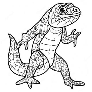 Lizard Man Coloring Page 64279-53163