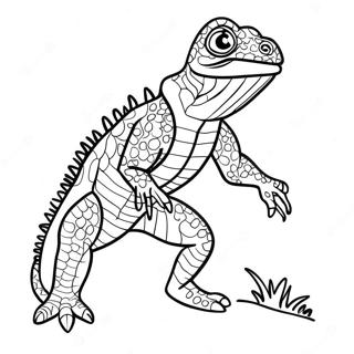 Lizard Man Coloring Page 64279-53164