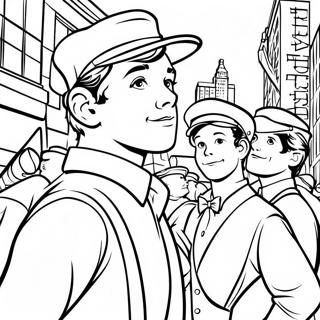 Newsies Coloring Page 64289-53181