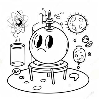 Exciting Physics Experiments Coloring Page 64300-53175