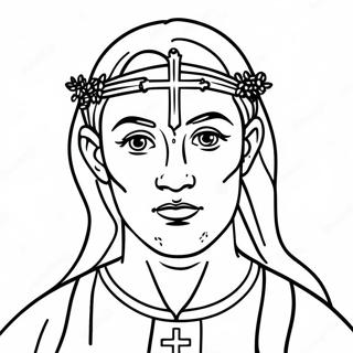 Lent Season Ash Wednesday Coloring Page 64310-53192