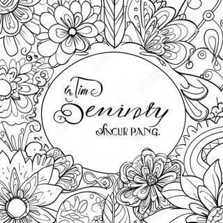 Calm Serenity Prayer Coloring Page 64320-53193