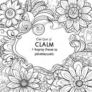 Calm Serenity Prayer Coloring Page 64320-53194