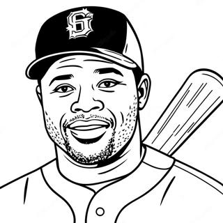 Ken Griffey Jr Coloring Page 64329-53203