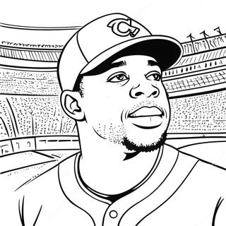 Ken Griffey Jr Coloring Page 64329-53204