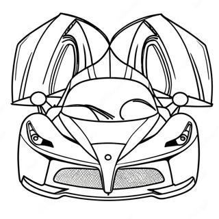 Laferrari Ferrari Coloring Pages